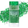Paminify Green Face Body Glitter Stick, Christmas Hair Glitter Rave Singer Concert for Kids and Women,Face Glitter Green Paint for Hair Eye Clavicle,Waterproof Shimmer Accessories for Parties & Events