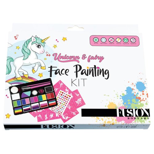 Fusion Body Art | Unicorn and Fairy Face Painting Kit