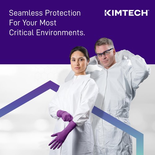 Kimtech™ Purple Nitrile-Xtra™ Exam Gloves (50601), 5.9 Mil, Ambidextrous, 12", S (50 Gloves/Box)