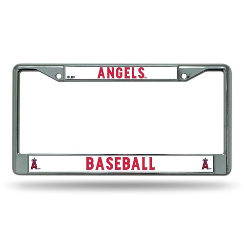 Rico Industries FC4010 MLB Los Angeles Angels Chrome License Plate Frame