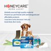 HONEY CARE All-Absorb Disposable Female Dog Diapers Small Size, Improved, 40 Count, Super Absorbent, Breathable, Wetness Indicator