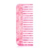 Rizos Curls Wide Tooth Styling Comb, Shower Comb for Detangling, Parting & Styling Comb, Gentle Comb for all Hair Textures, Pink