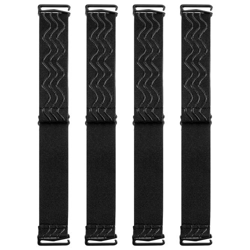 DIVINA VITAE 4Pcs Elastic Bands for Wig, Adjustable Wig Band With Removable Buckles, Wig Bands No Slip Wig Band for Glueless Wig, Wig Strap To Secure Wig(Black)
