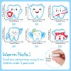 CJiangpo 60Pcs Tooth Mini Erasers for Kids Bulk, Tooth Fairy Eraser Cute Cartoon Pencil Rubber Eraser Novelty 3D Desk Puzzle Erasers Teeth Themed Party Favors Filler Kids School Classroom Prizes Gifts