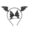 RFTWXHPN Halloween Bat Wing Headband Hair Clip Black Devil Wings Hair Clips Headbands for Women Girls Halloween Costumes Cosplay Headbands Hair Accessories for Women Bat Ears Headband