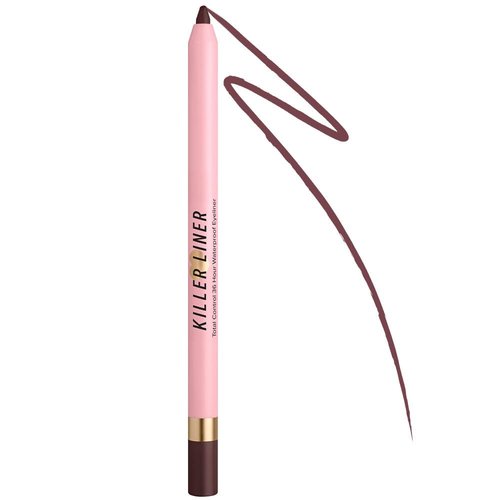 Too Faced Killer Liner 36 Hour Waterproof Gel Eyeliner Pencil, 0.04 oz., Killer Chocolate