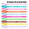 Rugby Series 100 Pcs Football Bracelets for Teenagers Adults, Motivational Football Rubber Bracelet, Football Party Favors