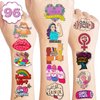 96PCS Funny Girly Feminist Temporary Tattoos Stickers Birthday Party Decorations Supplies Favors Decor Women Power Rights Gender Equality Tattoo Gifts For Adults Kids Girls Boys School Prizes Carnival