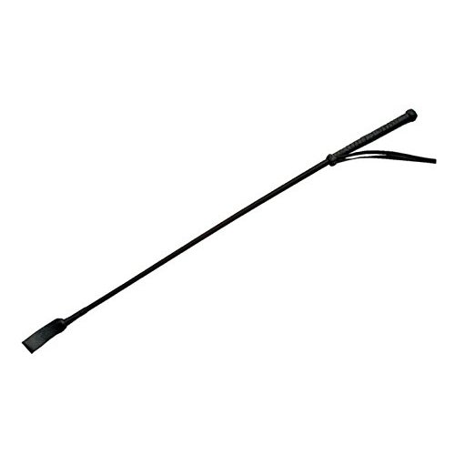 Black Riding Crop Horse Whip With Leather Slapper Nice Quality