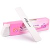 10pcs - PANA Jumbo Double-Sided Emery Nail File for Manicure, Pedicure, Natural, and Acrylic Nails - White (Grit 80/80)