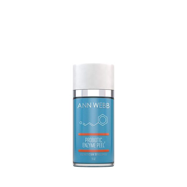 Ann Webb Probiotic Fruit Enzyme Mask - All Natural Pumpkin, Cinnamon & Apple Enzymes in Probiotic, Exfoliating Peel Brightens skin & leave you with a healthy glow the Natural Way! (.5 oz)