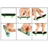 HoneyToys 5pcs Professional Mini Fingerboards/Finger Skateboard, Unique Matte Surface (Random Pattern)