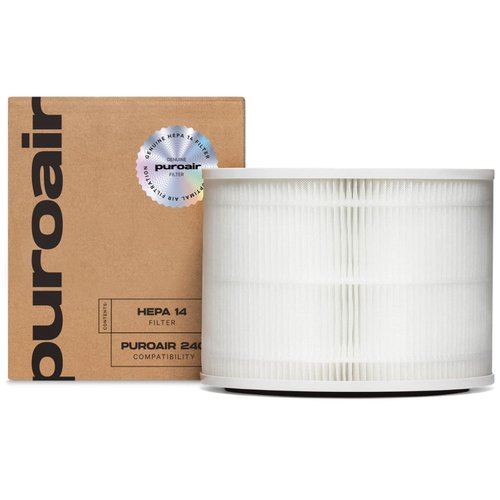 Genuine PuroAir 240 Replacement Filter HEPA 14 - Replacement HEPA 14 Filter for PuroAir 240 Purifier - Captures 99.99% of Pet Dander, Smoke, Pollen, Allergens, Dust, Mold Spores, Odors