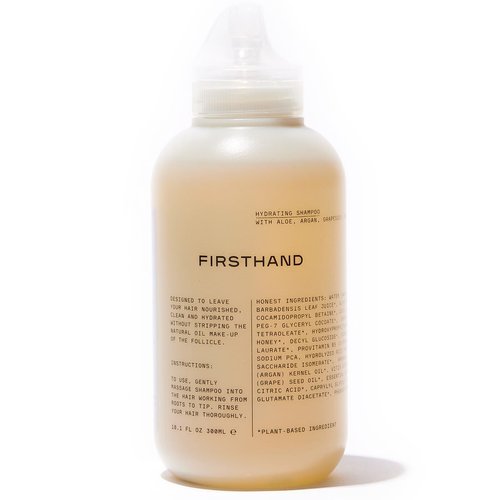 Firsthand Supply Hydrating Hair Shampoo - Clean & Non-toxic Hair Care Ingredients - Softness, Shine, and Moisture - No Parabens or Sulfates - 10.1oz (300ml)