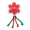 Fuzzyard Happy Meowlidays Snowflake Plush Cat Toy Christmas Premium Catnip Crinkle and Ropes