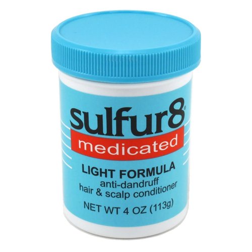 Sulfur-8 Light Hair & Scalp Conditioner 4 Ounce Jar (118ml) (3 Pack)