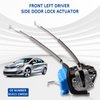 Predep Front Driver Side Door Lock Actuator Motor Compatible for Kia Rio 2012-2017 (6 pins) with Key Hole Replacement Left Door Latch