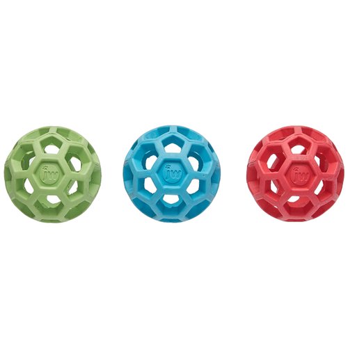 JW Pet Company Mini Hol-ee Roller Dog Toy, Colors Vary - Pack of 3, Small