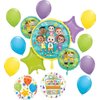 Anagram Cocomelon Birthday Party Supplies Foil and Latex Balloon Bouquet Decorations, BQ_4185