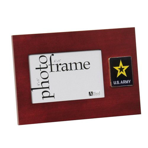 Allied Frame US Go Army Medallion Desktop Landscape Picture Frame - 4 x 6 Inch