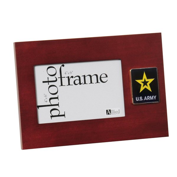 Allied Frame US Go Army Medallion Desktop Landscape Picture Frame - 4 x 6 Inch