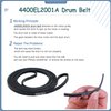Lunarlipes Upgraded Dryer Rollers Kit Compatible with LG Kenmore Dryers Parts Includes Drum Roller 4581EL2002C Dryer Belt 4400EL2001A and Idler Pulley 4561EL3002A, Figures 5 and 6 are Fit Models