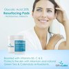 Glycolic Acid 20% Resurfacing Pads for Face & Body with Vitamins B5, C & E, Green Tea, Calendula, Allantoin - Exfoliates Surface Skin and Reduces Fine Lines and Wrinkles - Peel Pads - 2PK