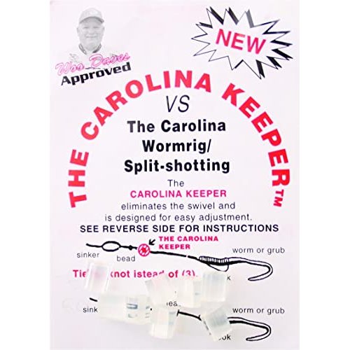 PRESCO Carolina Keeper CKCC Fishing Tackle, 8-Pack, Clear Finish