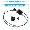 uxcell Hood Release Cable for Dodge D150 D250 W150 W250 Ramcharger 1981-1993 for Dodge W100 1984-1989 No.55024942 Front Hood Latch Lock Control Cable