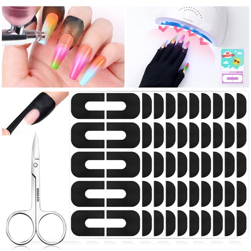 Saviland 100PCS Nail Polish Protector for Fingers: 99.99%+ U V Protection Cuticle Protector for N...