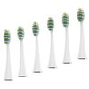 Voom Sonic Pro 7 Series Replacement Brush Heads Advanced Bristle Technology Soft Dupont Nylon Bristles Oral Care - White - 6 Count (Pack of 1)