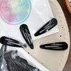 COCPLOK 80 Pcs Hair Clips, Black Hair Accessories for Daily Hair Styling, Anti Slip Hair Clips, Universal for All Age Groups