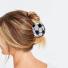 Football Hair Claw Clips 6CM Strong Hold Non-Slip Hair Barrettes for Women Girls Creative Football Hair Clip Ball Theme Hair Jaw Clamps Grip Hair Ornament for Girls Hair Accessories for Women