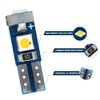 Nanpoku T5 LED Bulbs 74 73 37 2721 LED Bulb Canbus Error Free for Auto Car Dashboard Dash Instrument Panel Gauge Cluster Indicator Lights Lamp(White)