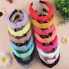 SIQUK 15 Pieces Top Knot Headband Turban Headbands with Cross Knot Wide Cloth Knotted Headbands for Womem and Girls