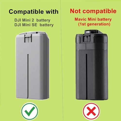Hanatora Battery USB Charger with Quick Charge 3.0 for DJI Mini 2/Mini SE/2 SE Drone, Fast Rapid Charge Hub Accessories(NOT for Mavic Mini)
