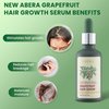 New ABERA Hair Growth Serum and Shampoo With Grapefruit Essence, for Hair Loss & Thinning Hair, Hair Regrowth Treatment for Scalp Hair Loss, Natural Anti-Hair Loss Treatment (1 Serum + 1 Shampoo)