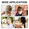 12PCS Gold Metal Flower Claw Hair Clips Set for Women & Girls: Mini Hair Claws & Accessories