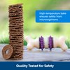 PetSafe Treat Rings for Busy Buddy Dog Toys - Easy to Digest - Interactive Toy Refills for Aggressive Chewers - Stimulating Puppy Supplies - Eases Stress - 60 Rings - Size A - Original/Peanut Butter