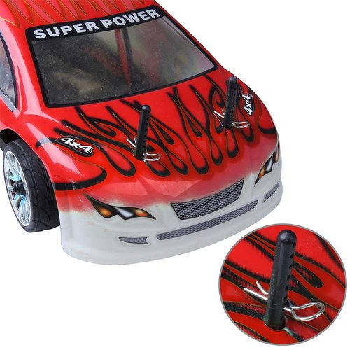 50-Pack HobbyPark Metal 1/12 1/10 Body Clips Bent Springy R Pins Medium Replacement Parts for RC Car Truck Crawler Buggy