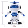 Musical Walking Dancing Robot Toy for Kids, Flashing Lights, 360° Body Spinning, Toddlers Bosys Girls Fun Toy Figure (Model 1)
