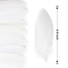 THARAHT 120pcs White Goose Feathers Natural Bulk 6-8 inch 15-20cm for Crafts DIY Cosplay Wedding Party Halloween Decoration Goose Nagoire Feathers