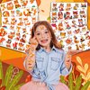 100PCS Fox Temporary Tattoos Stickers Theme Woodland Animals Birthday Party Decorations Favors Supplies Cute Farm Forest Foxes Fall Tattoo Sticker Gifts For Boys Girls School Prizes Carnival Christmas