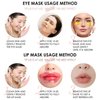 Qawnfy 30 Pairs Lip Masks & 24K Gold Gel Eye Masks, Under Eye Collagen Patches and Crystal Gel Lip Masks Collagen Under Eye Mask for Dark Circles Puffiness and Wrinkles