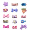 Hair Clips for Girls,15 Pcs Cute Bows Fabric Handmade Barrettes Hair Accessories for Women Baby Girl Toddler,Multicolor