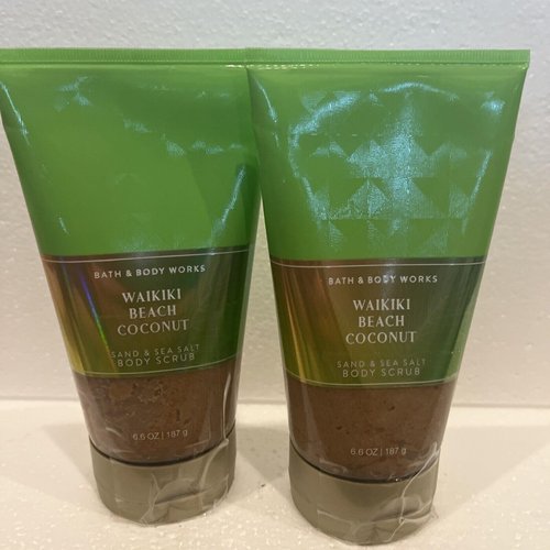 2 Waikiki Beach Coconut Sand & SEA Salt Body Scrub 6.6 Oz Bath Body