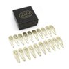 Dofash 20Pcs Snap Hair Clips Hair Grips Metal Hair Clips 5Cm/2In Hair Accessories For Girls (Blonde)