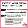 L'Oreal Paris Makeup Brow Stylist Definer Waterproof Eyebrow Pencil, Ultra-Fine Mechanical Pencil, Draws Tiny Brow Hairs and Fills in Sparse Areas and Gaps, Dark Brunette, 0.003 Ounce (Pack of 1)