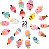 PAGOW 20PCS Dessert Patterns Hair Clips, Assorted Adorable Hair Clips, Korean Style Cute Present Headdress Beauty Headband Hair Accessories Bow Ties for Women