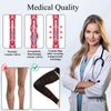 Medical Thigh High Compression Socks,for Women & Men,20-30 MmHg Support Stockings Varicose Veins Compression,Leg Sleeves Footless Hose Legs Open Toe for Relief Shin Splints,Edema,Swelling (Black, S)